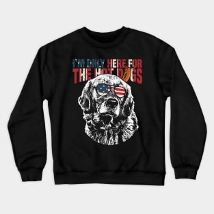 Golden Retriever Shirt Funny 4th of July Pup Tee Crewneck Sweatshirt